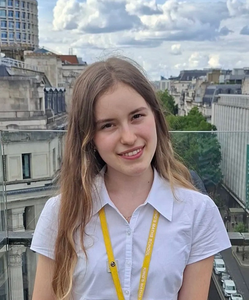 Gergana, mechanical team member of KCLMS Volcanix