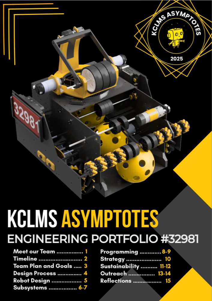 Cover of the KCLMS Volcanix engineering portfolio