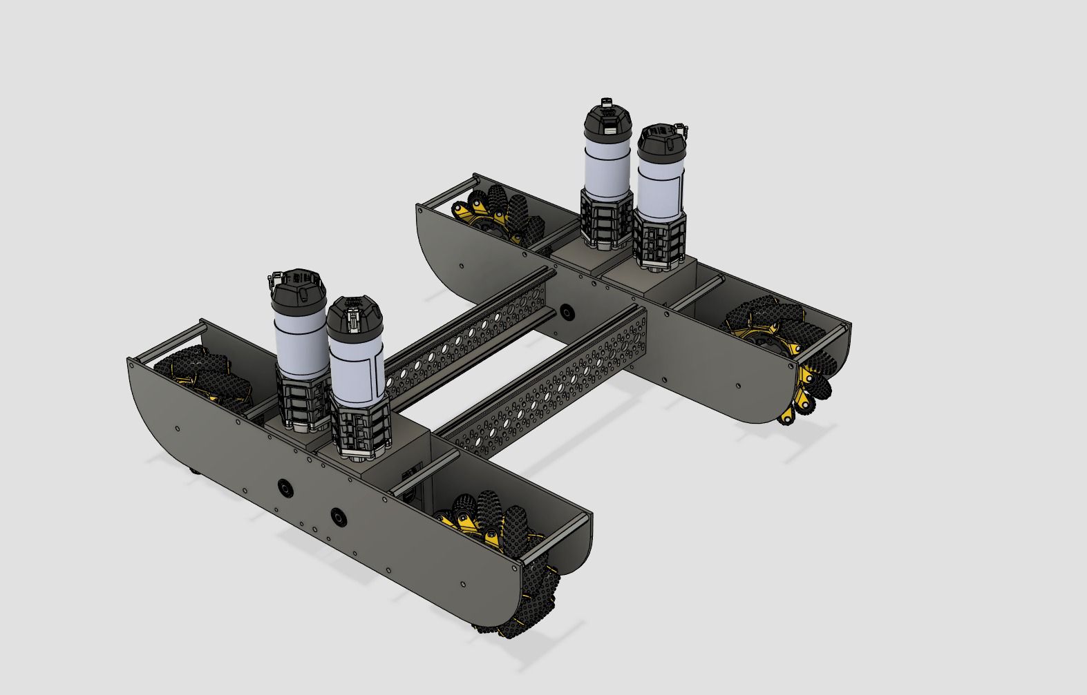 Full CAD model of the KCLMS Volcanix robot